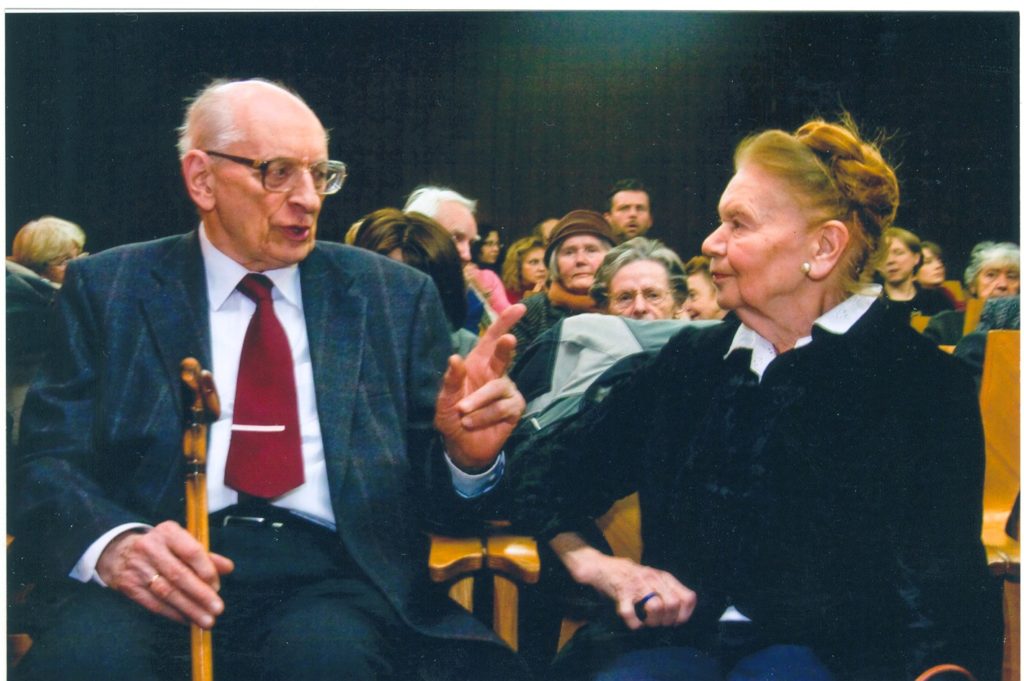 Władysław Bartoszewski i Julia Hartwig